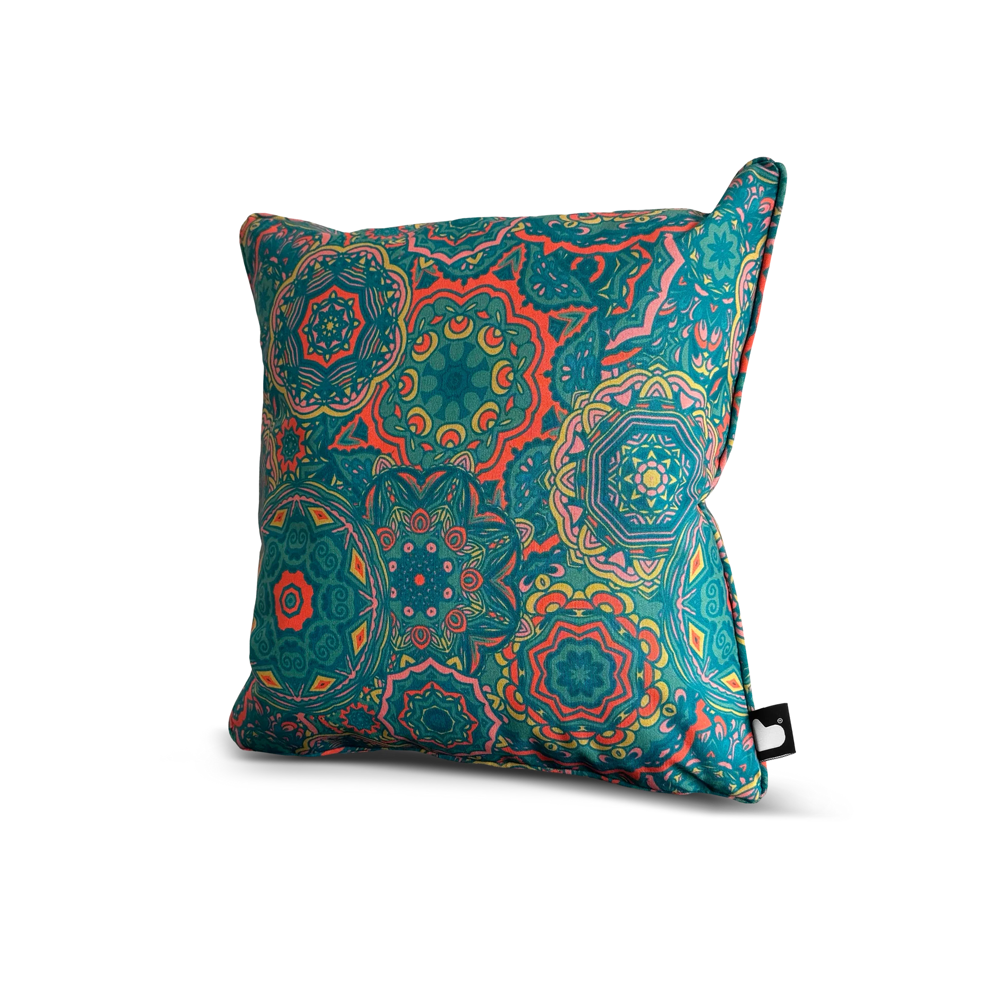 Extreme Lounging Outdoor B-Cushion Mandala Mint (Blue) | Pack of 2
